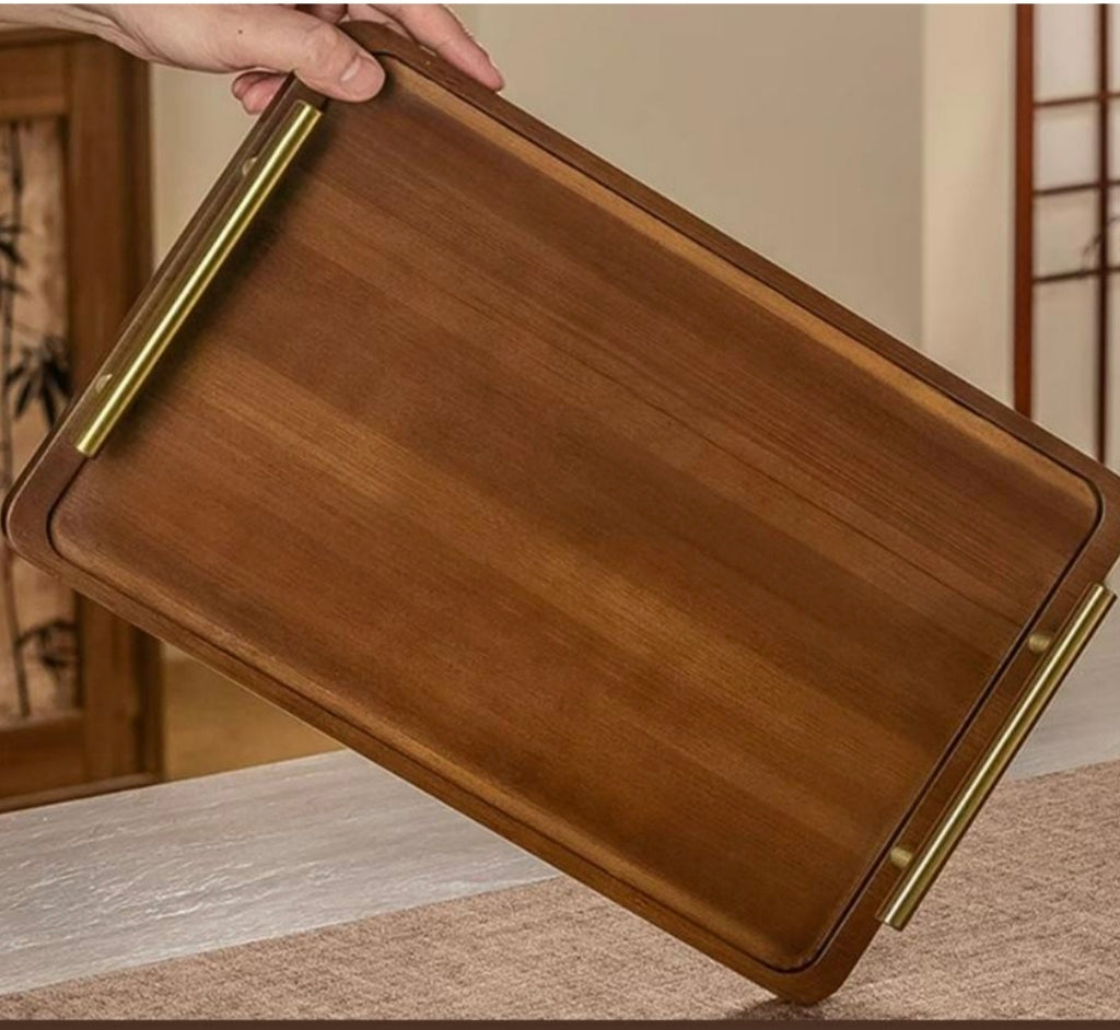 wooden tray