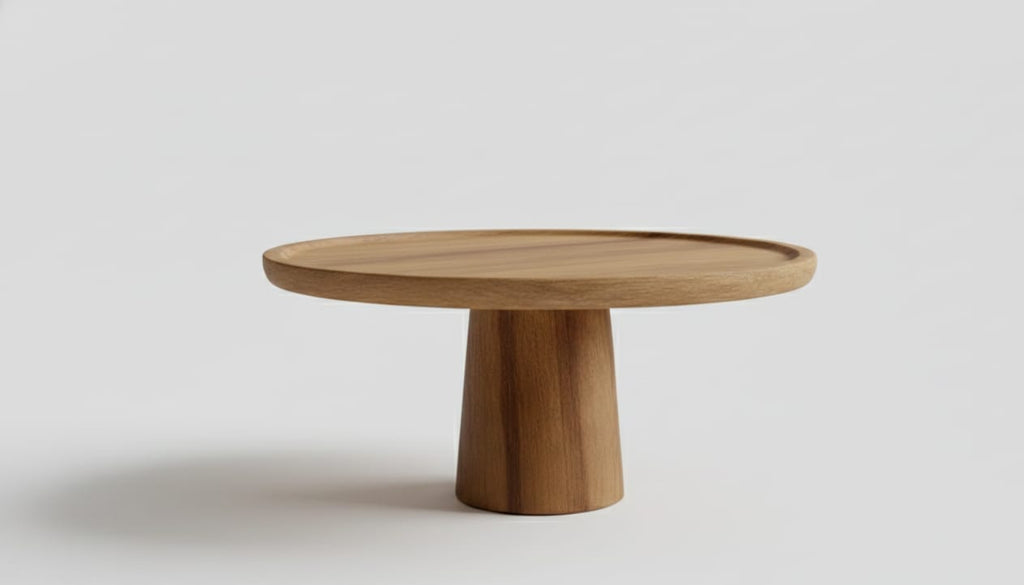 Acacia wood cake board